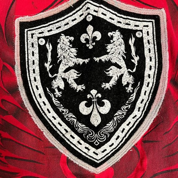 y2k red skater shirt very baggy‼️ - Picture 2 of 5